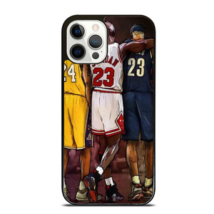 KOBE BRYANT MICHAEL JORDAN LEBRON JAMES iPhone 12 Pro Case