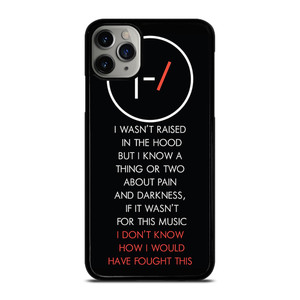 TWENTY ONE PILOTS LYRIC iPhone 11 Pro Max Case TWENTY ONE PILOTS LYRIC iPhone 11 Pro Max Case