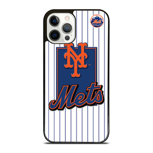 NEW YORK METS LOGO MLB JERSEY iPhone 12 Pro Case