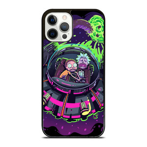 RICK AND MORTY UFO ART iPhone 12 Pro Case RICK AND MORTY UFO ART iPhone 12 Pro Case