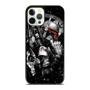 STAR WARS BOBA FETT ART iPhone 12 Pro Case STAR WARS BOBA FETT ART iPhone 12 Pro Case