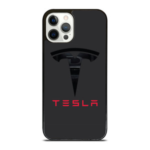 TESLA MOTORS BLACK ICON iPhone 12 Pro Case TESLA MOTORS BLACK ICON iPhone 12 Pro Case