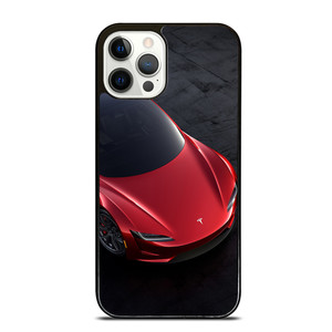 TESLA RED ELECTRIC CAR iPhone 12 Pro Case