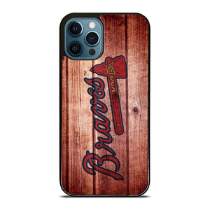 ATLANTA BRAVES BASEBALL WOOD iPhone 12 Pro Max Case