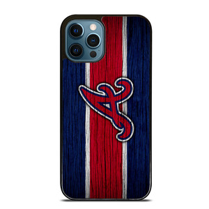 ATLANTA BRAVES MLB LOGO STRIPS iPhone 12 Pro Max Case