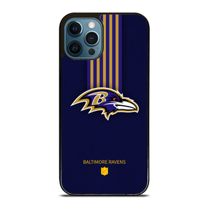BALTIMORE RAVENS STRIP iPhone 12 Pro Max Case