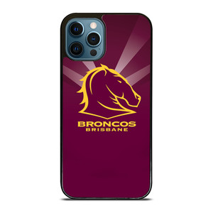 BRONCOS BRISBANE FOTTBALL TEAM LOGO iPhone 12 Pro Max Case