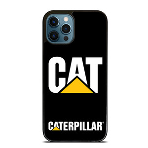 CAT CATERPILLAR BLACK LOGO iPhone 12 Pro Max Case