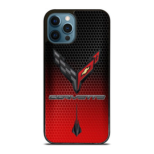 CORVETTE CHEVY STINGRAY LOGO RED iPhone 12 Pro Max Case