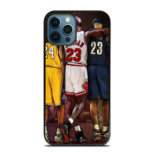 KOBE BRYANT MICHAEL JORDAN LEBRON JAMES iPhone 12 Pro Max Case