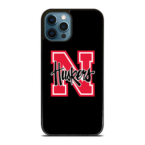 NEBRASKA HUSKERS UNIVERSITY FOOTBALL TEAM LOGO iPhone 12 Pro Max Case