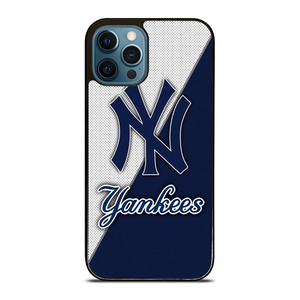 NEW YORK YANKEES WHITE BLUE iPhone 12 Pro Max Case NEW YORK YANKEES WHITE BLUE iPhone 12 Pro Max Case