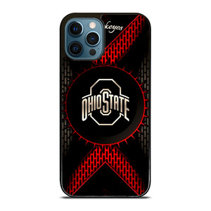 OHIO STATE BUCKEYES FOOTBALL TEAM LOGO iPhone 12 Pro Max Case OHIO STATE BUCKEYES FOOTBALL TEAM LOGO iPhone 12 Pro Max Case