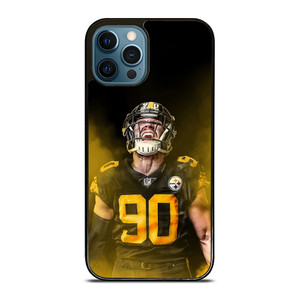 PITTSBURGH STEELERS TJ WATT iPhone 12 Pro Max Case PITTSBURGH STEELERS TJ WATT iPhone 12 Pro Max Case