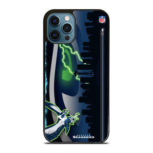 SEATTLE SEAHAWKS LOGO NFL TEAM MASCOT iPhone 12 Pro Max Case