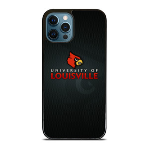 UNIVERSITY OF LOUISVILLE CARDINALS FOOTBALL LOGO MASCOT iPhone 12 Pro Max Case