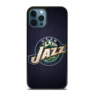 UTAH JAZZ BASKETBALL TEAM WOODEN LOGO iPhone 12 Pro Max Case
