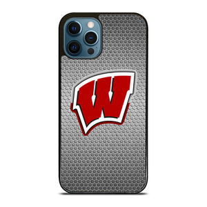 WISCONSIN BADGER EMBLEM iPhone 12 Pro Max Case WISCONSIN BADGER EMBLEM iPhone 12 Pro Max Case