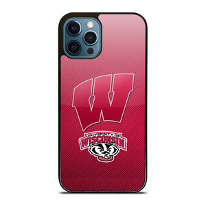 WISCONSIN BADGER LOGO UNIVERSITY FOOTBALL TEAM iPhone 12 Pro Max Case