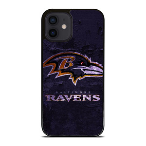 BALTIMORE RAVENS LOGO SKETCH iPhone 12 Mini Case BALTIMORE RAVENS LOGO SKETCH iPhone 12 Mini Case