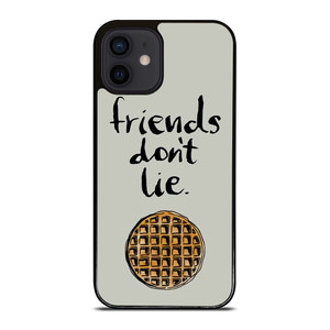 BEST FRIENDS DON'T LIE WAFFLE STRANGER THINGS iPhone 12 Mini Case