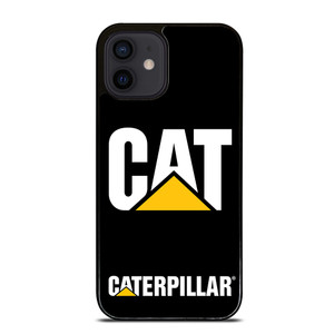 CAT CATERPILLAR BLACK LOGO iPhone 12 Mini Case CAT CATERPILLAR BLACK LOGO iPhone 12 Mini Case