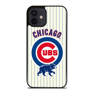 CHICAGO CUBS BASEBALL STRIPES LOGO iPhone 12 Mini Case