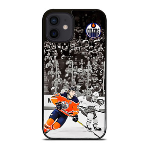 CONNOR MCDAVID HOCKEY OILERS LEAGUE iPhone 12 Mini Case