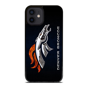 DENVER BRONCOS LOGO SILVER HORSE iPhone 12 Mini Case DENVER BRONCOS LOGO SILVER HORSE iPhone 12 Mini Case