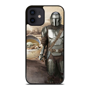 MANDALORIAN AND BABY YODA STAR WARS iPhone 12 Mini Case