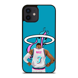MIAMI HEAT DWYANE WADE 3 BASKETBALL iPhone 12 Mini Case