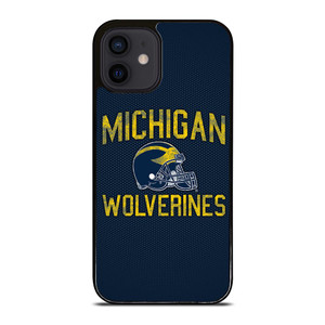 MICHIGAN WOLVERINES FOOTBALL HELMET iPhone 12 Mini Case