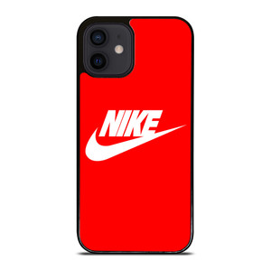 NIKE LOGO IN RED iPhone 12 Mini Case NIKE LOGO IN RED iPhone 12 Mini Case