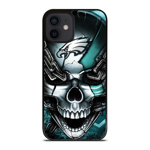 PHILADELPHIA EAGLES SKULL LOGO iPhone 12 Mini Case PHILADELPHIA EAGLES SKULL LOGO iPhone 12 Mini Case