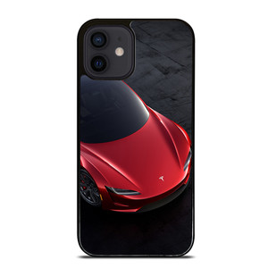 TESLA RED ELECTRIC CAR iPhone 12 Mini Case TESLA RED ELECTRIC CAR iPhone 12 Mini Case