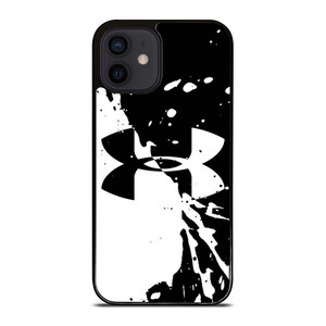 UNDER ARMOUR BLACK WHITE iPhone 12 Mini Case UNDER ARMOUR BLACK WHITE iPhone 12 Mini Case