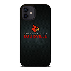 UNIVERSITY OF LOUISVILLE CARDINALS FOOTBALL LOGO MASCOT iPhone 12 Mini Case