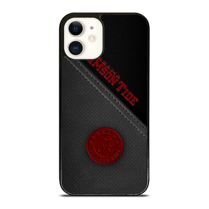 ALABAMA CRIMSON TIDE LEATHER iPhone 12 Case ALABAMA CRIMSON TIDE LEATHER iPhone 12 Case