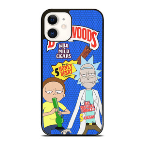 BACKWOODS RICK AND MORTY BLUE iPhone 12 Case BACKWOODS RICK AND MORTY BLUE iPhone 12 Case