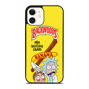 BACKWOODS RICK AND MORTY YELLOW iPhone 12 Case BACKWOODS RICK AND MORTY YELLOW iPhone 12 Case