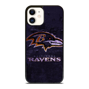 BALTIMORE RAVENS LOGO SKETCH iPhone 12 Case BALTIMORE RAVENS LOGO SKETCH iPhone 12 Case