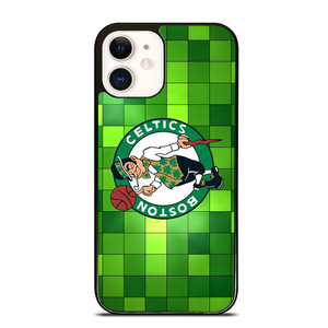 BOSTON CELTICS BASKETBALL SQUARE LOGO iPhone 12 Case