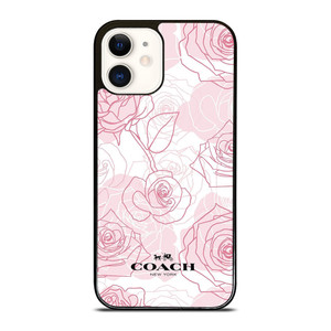 COACH NEW YORK PINK ROSES iPhone 12 Case COACH NEW YORK PINK ROSES iPhone 12 Case
