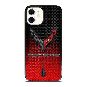 CORVETTE CHEVY STINGRAY LOGO RED iPhone 12 Case