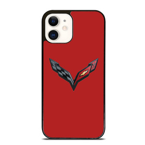 CORVETTE STINGRAY CHEVY RED iPhone 12 Case