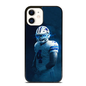 DAK PRESCOTT DALLAS COWBOYS FOOTBALL DARK iPhone 12 Case DAK PRESCOTT DALLAS COWBOYS FOOTBALL DARK iPhone 12 Case