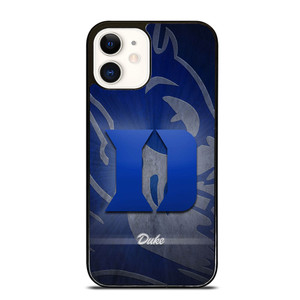 DUKE BLUE DEVILS LOGO UNIVERSITY BASKETBALL 3 iPhone 12 Case