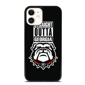 GEORGIA BULLDOGS UGA STRAIGHT OUTTA iPhone 12 Case GEORGIA BULLDOGS UGA STRAIGHT OUTTA iPhone 12 Case