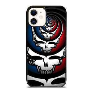 GRATEFUL DEAD SKULL ROUNDED iPhone 12 Case GRATEFUL DEAD SKULL ROUNDED iPhone 12 Case