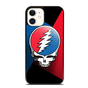GRATEFUL DEAD SKULL STRIPS iPhone 12 Case GRATEFUL DEAD SKULL STRIPS iPhone 12 Case